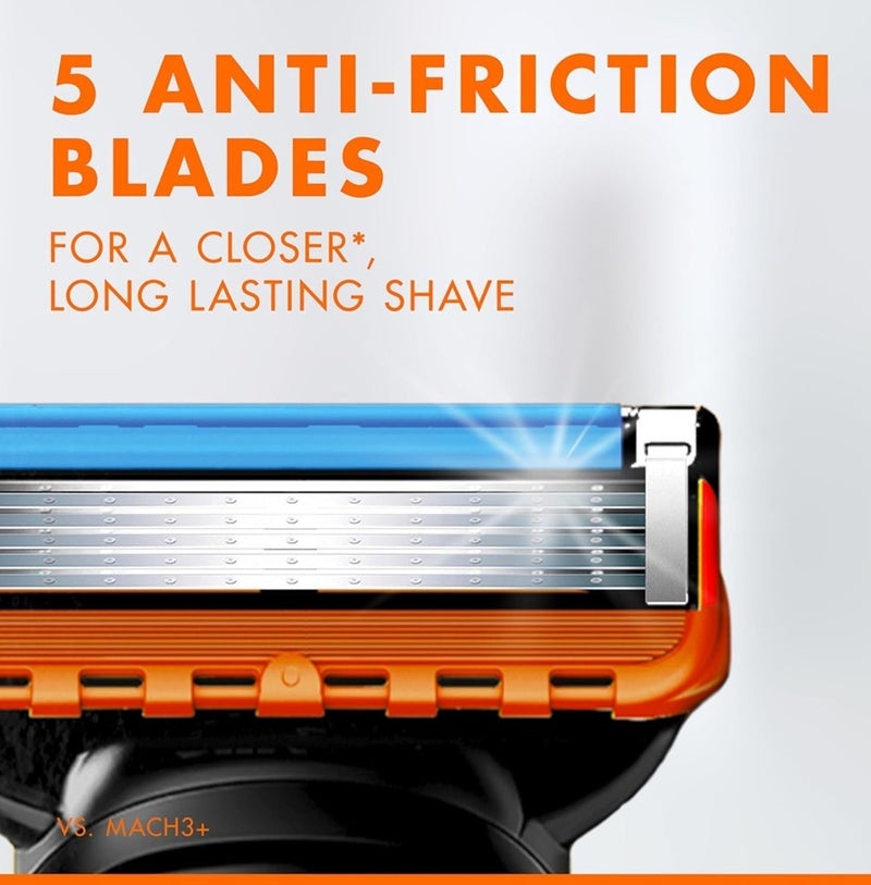 شفرة جيليت فيوجن 5 للرجال – 1 مقبض + 2 شفرات - Image 3